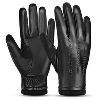 wool lined leather gloves men